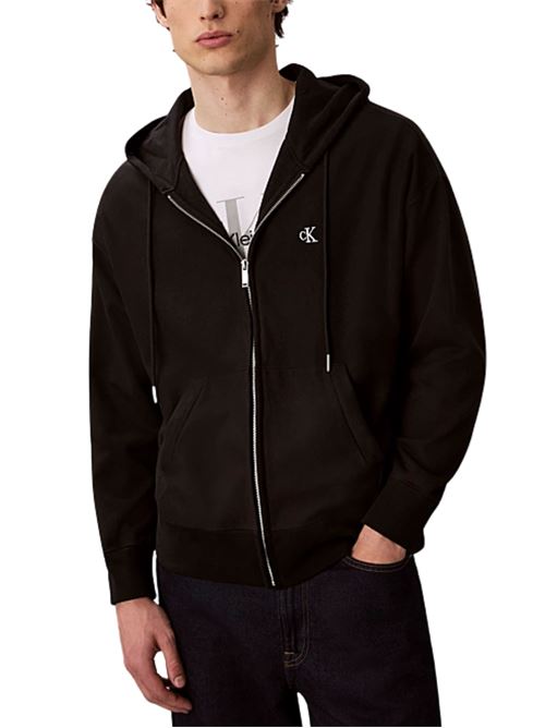 Felpa con zip e cappuccio Calvin Klein Jeans | LV04RD232GUB1